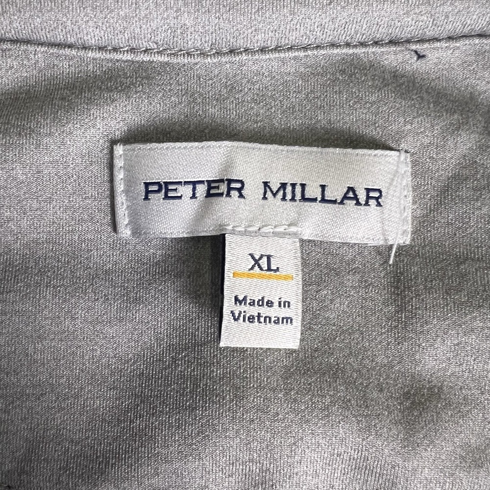 Peter Millar Golf Vest XL Navy Quarter Zip Crown Performance Stretch - Picture 4 of 8